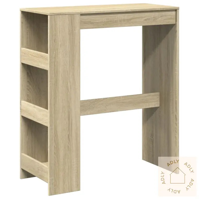 Barbord Med Stativer Sonoma Eik 90X40X103,5 Cm Konstruert Tre