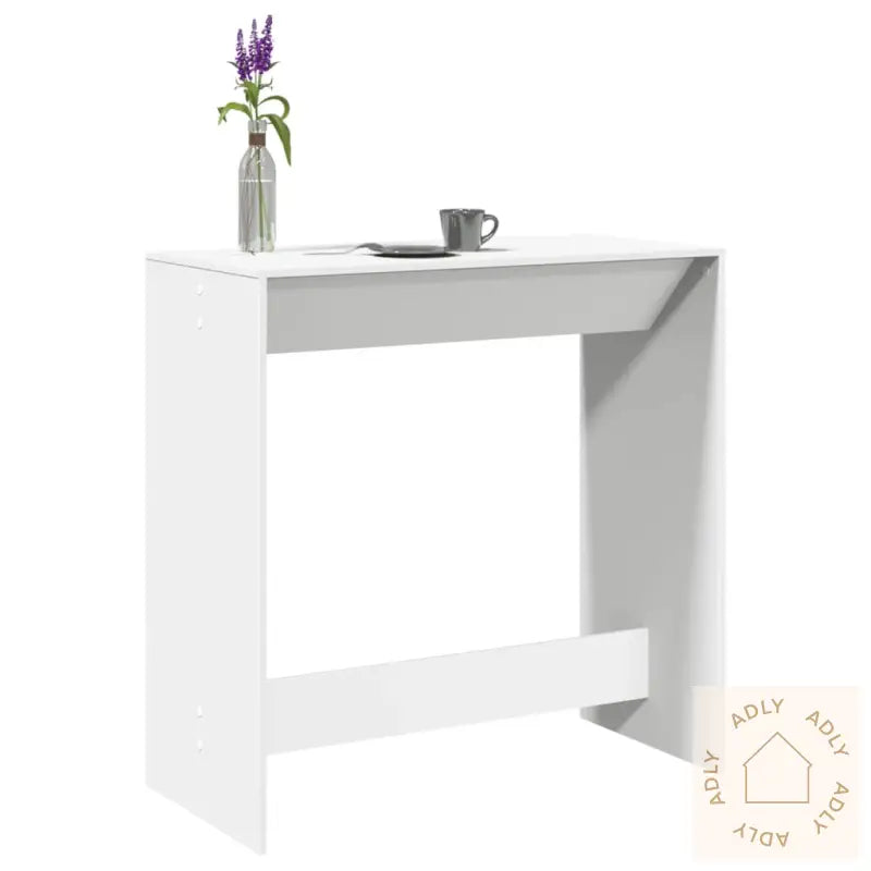 Barbord Hvit 102X50X103,5 Cm Konstruert Tre