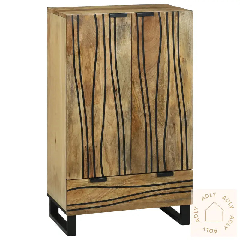 Høyskap 60X33.5X100 Cm Massivt Tre Mangotre