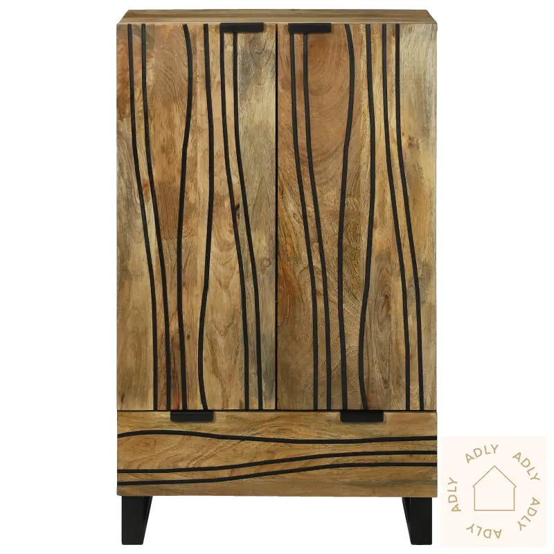 Høyskap 60X33.5X100 Cm Massivt Tre Mangotre