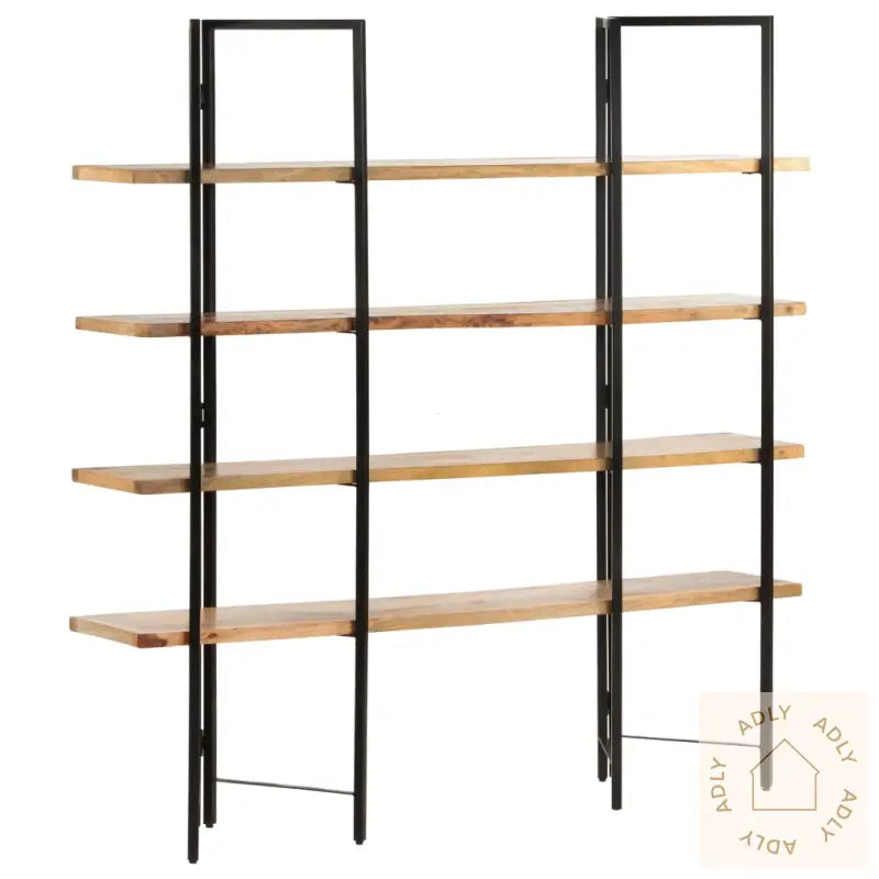 Bokhylle 4 Etasjer 160X35X160 Cm Heltre Mango