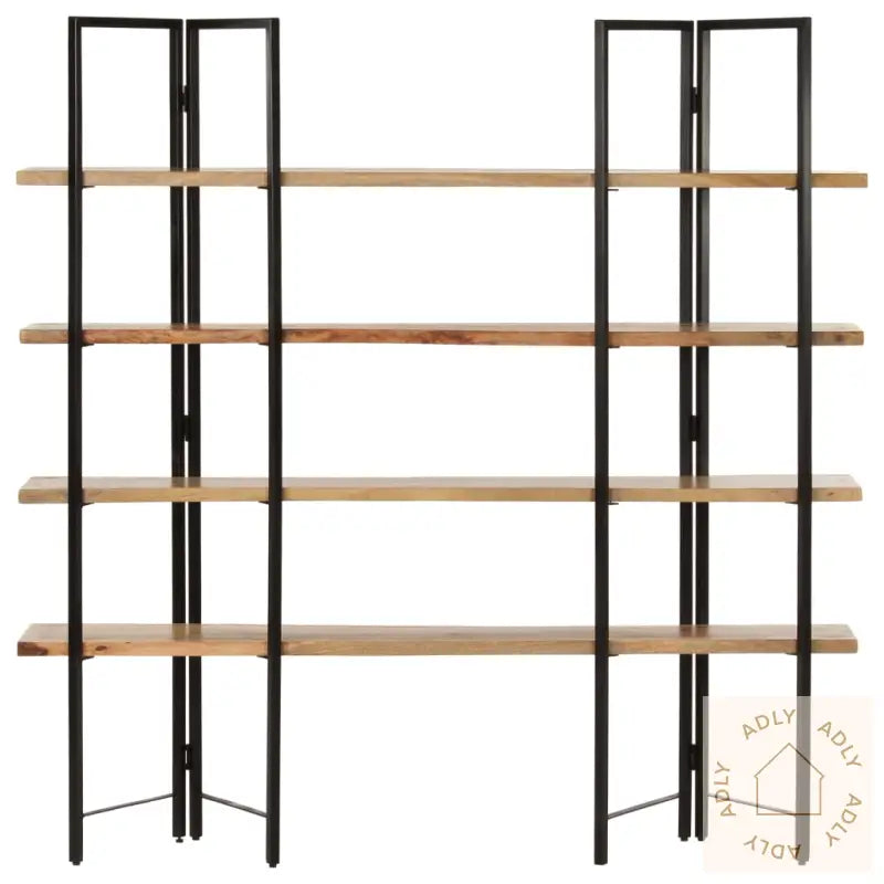 Bokhylle 4 Etasjer 160X35X160 Cm Heltre Mango