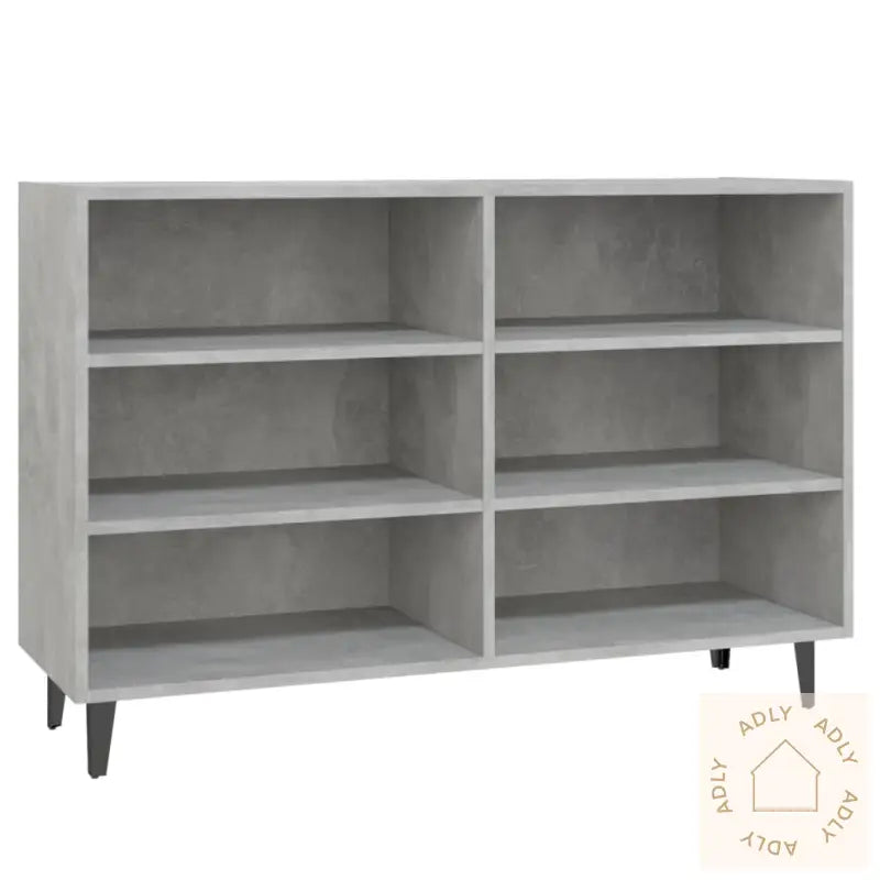 Skjenk Betonggrå 103,5X35X70 Cm Konstruert Tre