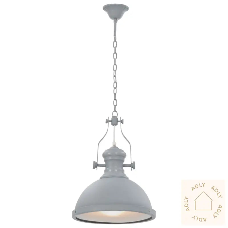 Taklampe Grå Rund E27