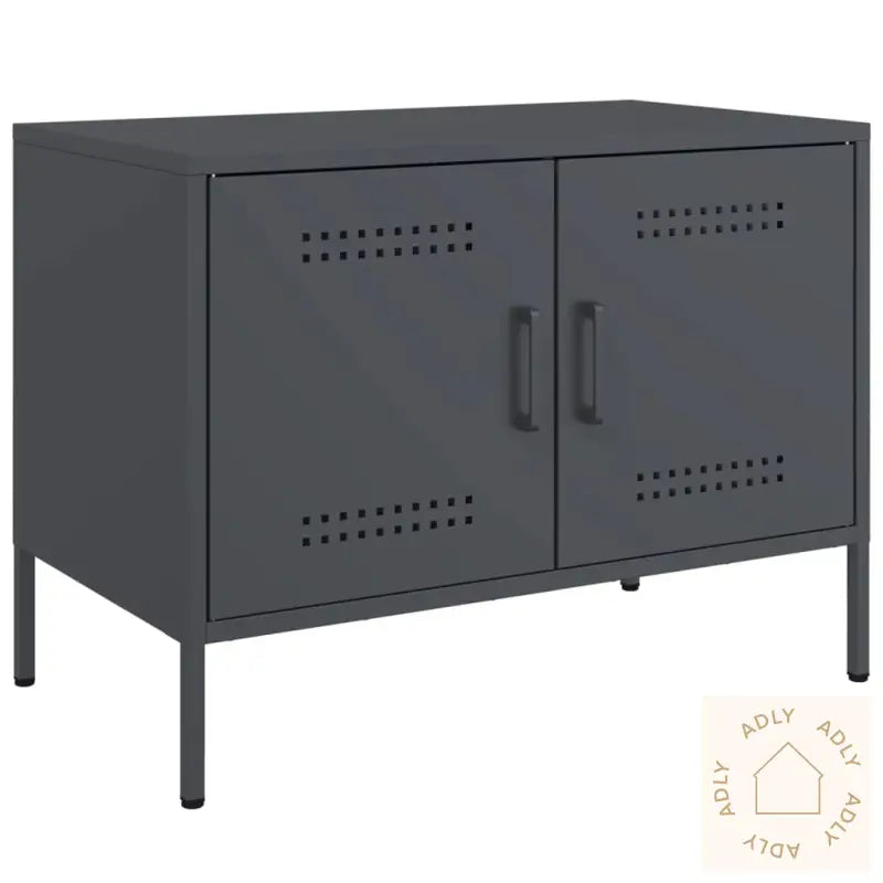 Tv-Benk Antrasitt 68X39X50,5 Cm Stål