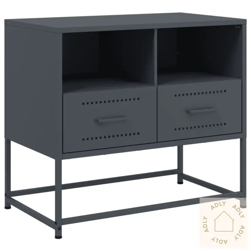 Tv-Benk Antrasitt 68X39X60,5 Cm Stål