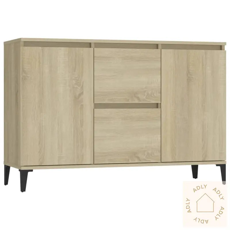 Skjenk Sonoma Eik 104X35X70 Cm Konstruert Tre