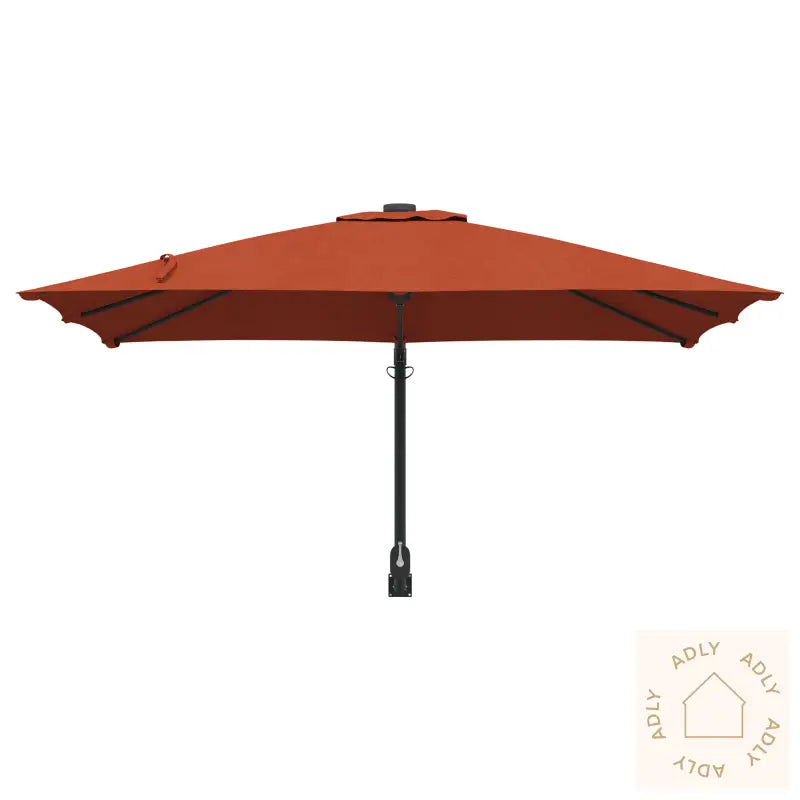 Cantilever-Parasoll Terracotta Polyester Stor Vippbar