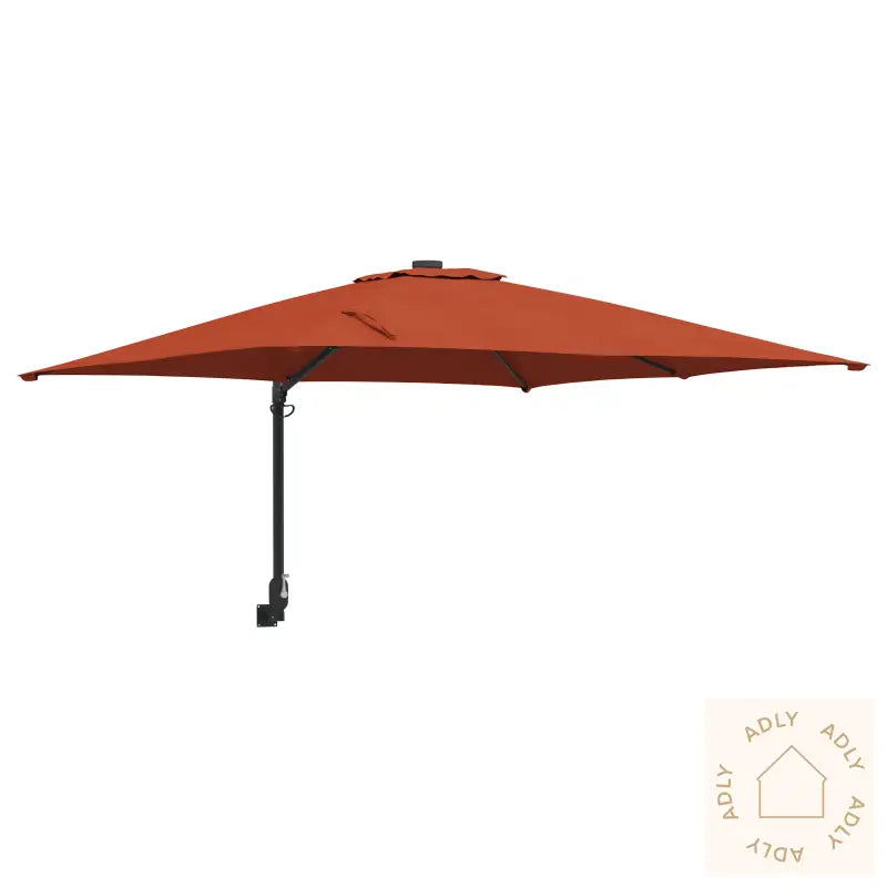 Cantilever-Parasoll Terracotta Polyester Stor Vippbar