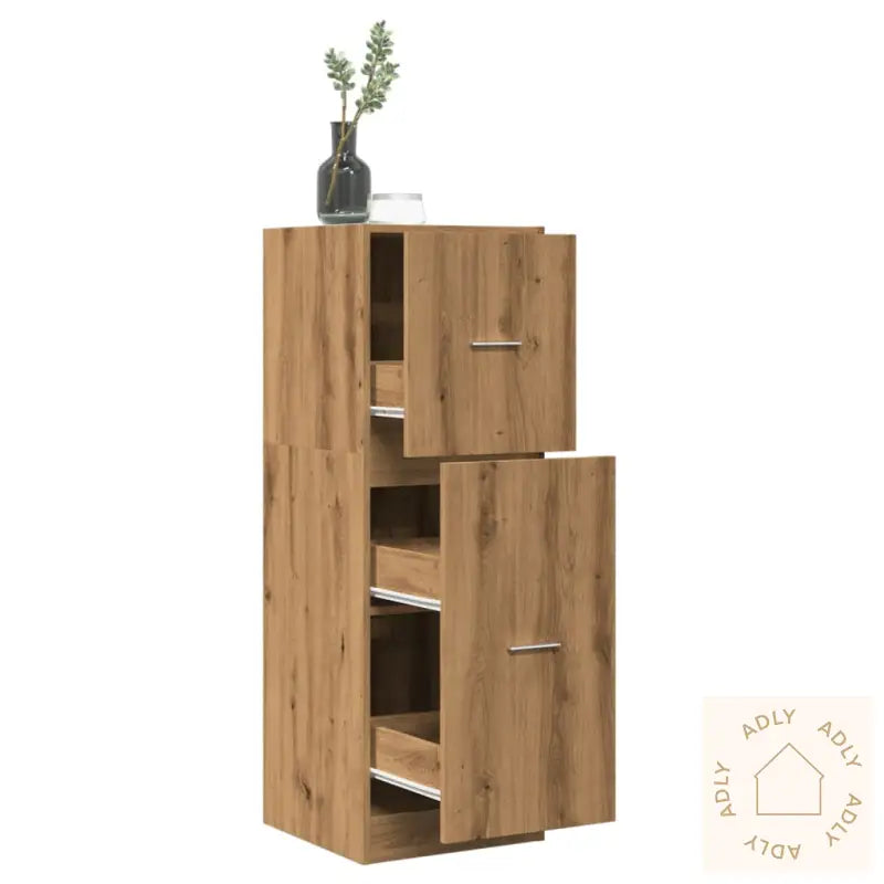 Apotekskap Artisan Eik 40X41X118 Cm Konstruert Tre