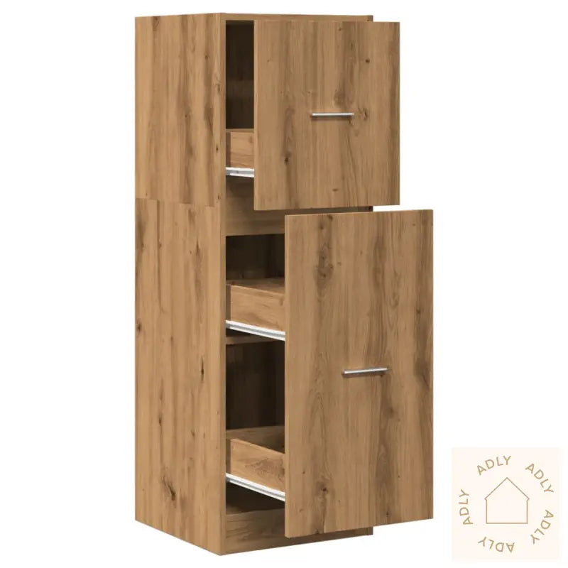Apotekskap Artisan Eik 40X41X118 Cm Konstruert Tre