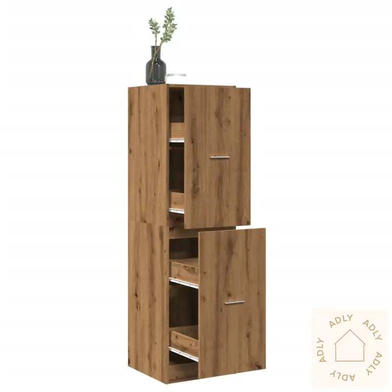 Apotekskap Artisan Eik 40X41X144,5 Cm Konstruert Tre