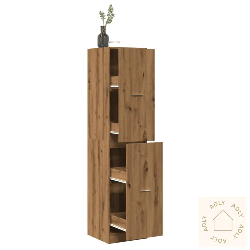 Apotekskap Artisan Eik 40X41X174,5 Cm Konstruert Tre
