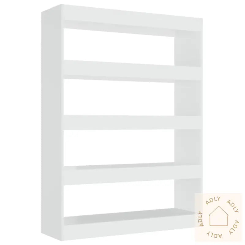 Bokhylle/Romdeler Høyglans Hvit 100X30X135 Cm