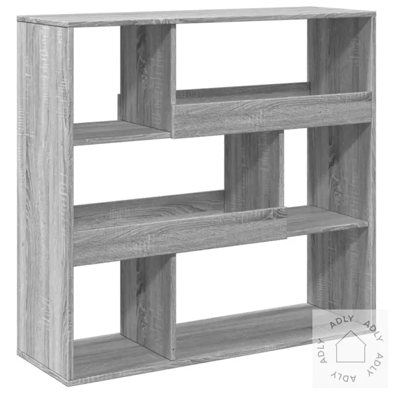 Bokhylle/Romdeler Grå Sonoma Eik 100X33X94,5 Cm