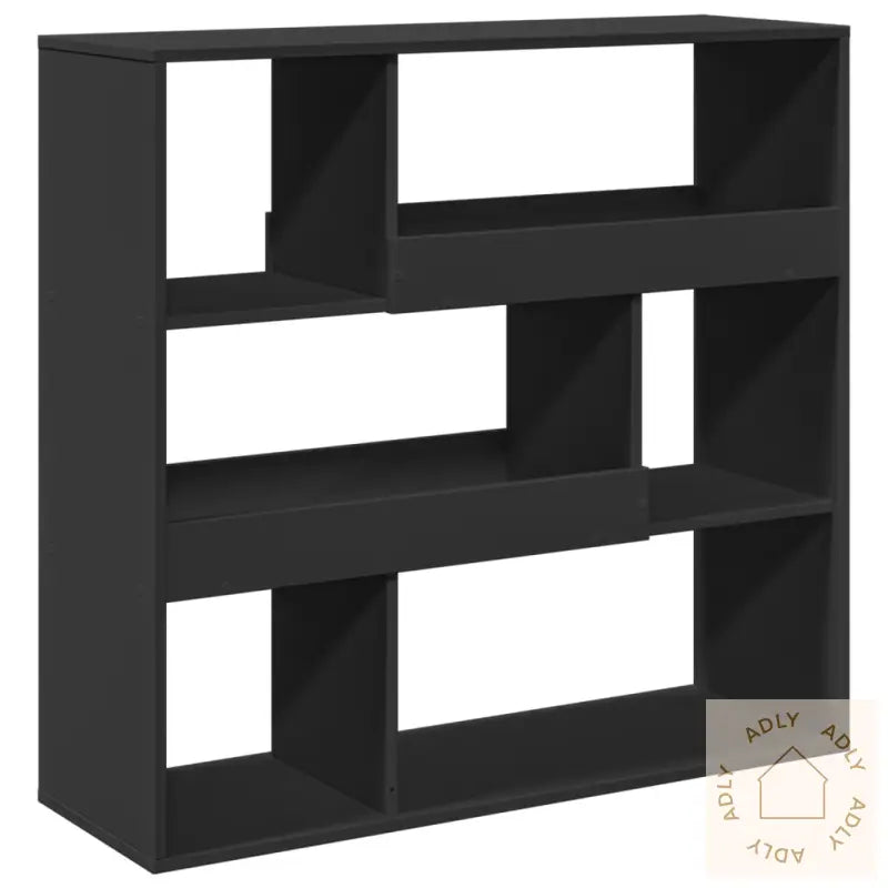 Bokhylle/Romdeler Svart 100X33X94,5 Cm