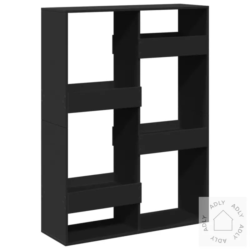 Bokhylle Svart 100X33X135 Cm Konstruert Tre