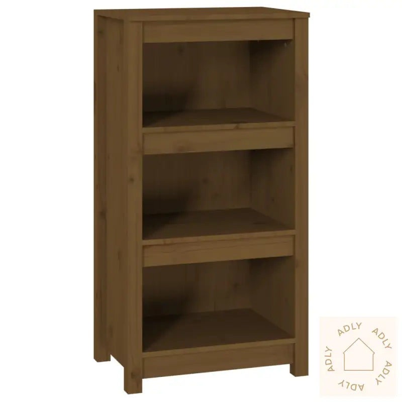 Bokhylle Honningbrun 50X35X97 Cm Heltre Furu