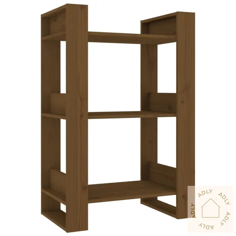 Bokhylle/Romdeler Honningbrun 60X35X91 Cm Heltre