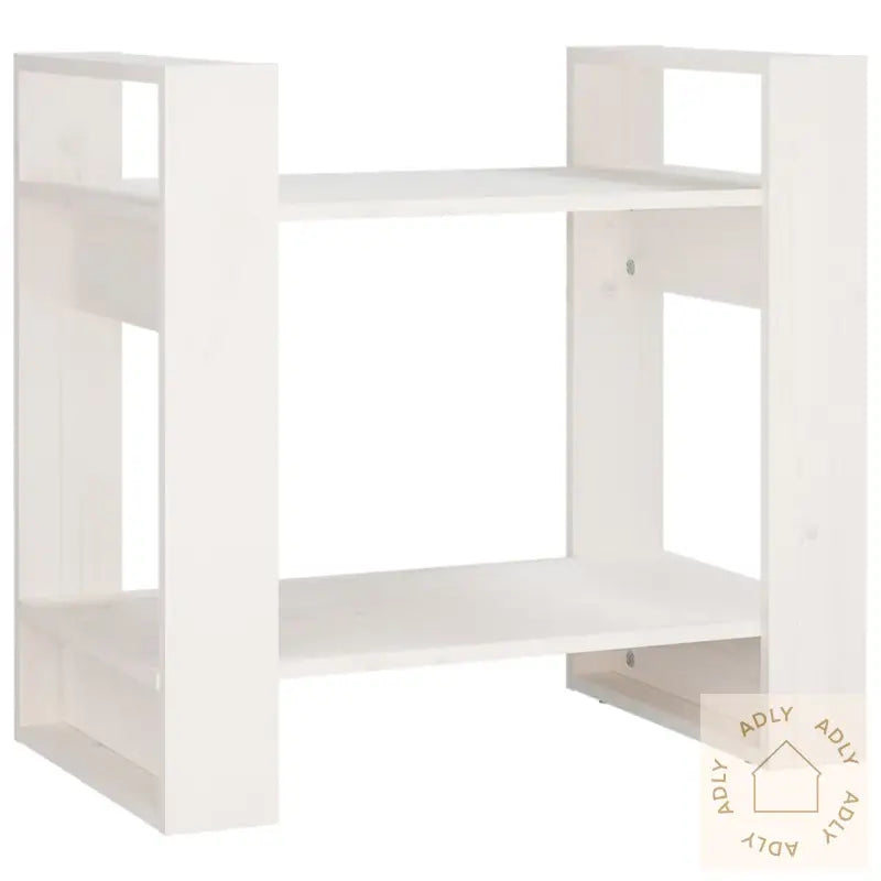 Bokhylle/Romdeler Hvit 60X35X57 Cm Heltre Furu