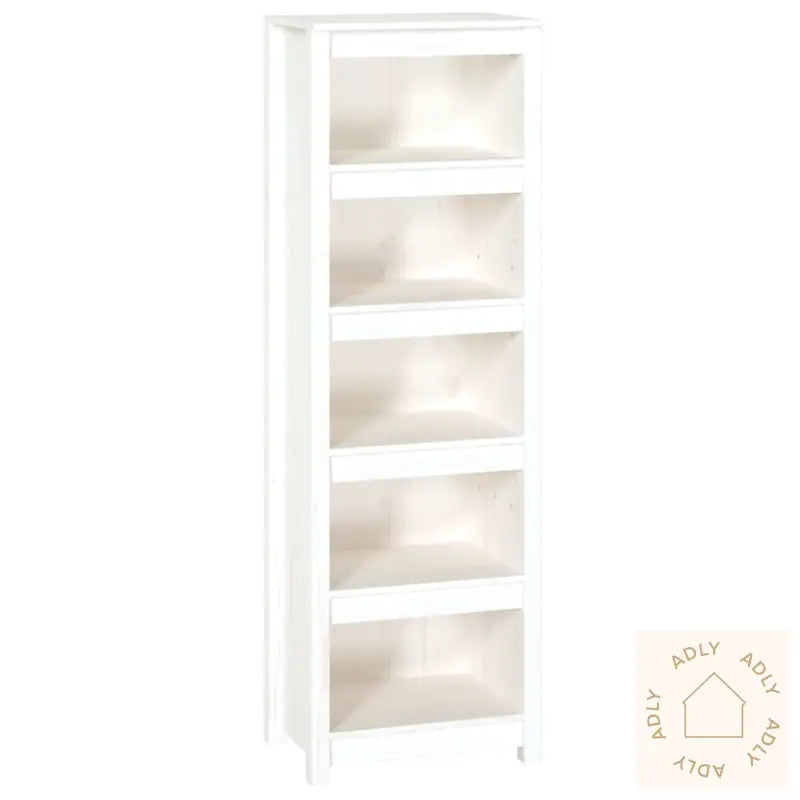 Bokhylle Hvit 50X35X154Cm Heltre Furu