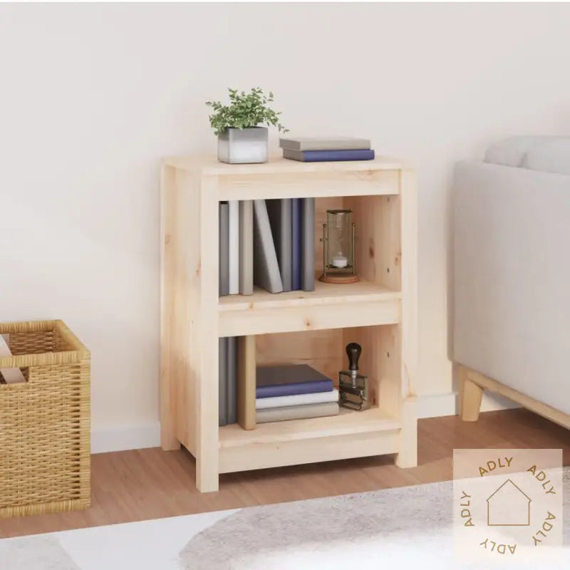 Bokhylle 50X35X68 Cm Heltre Furu