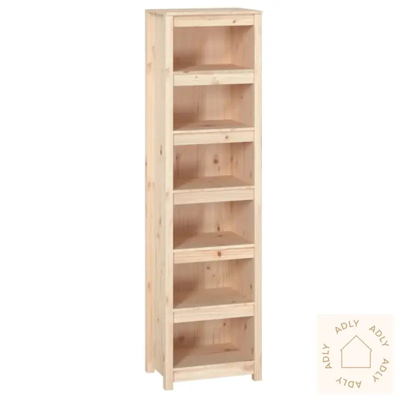 Bokhylle 50X35X183 Cm Heltre Furu