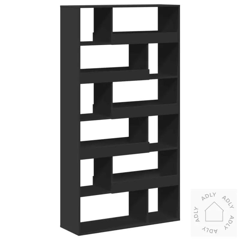 Bokhylle Svart 100X33X187,5 Cm Konstruert Tre