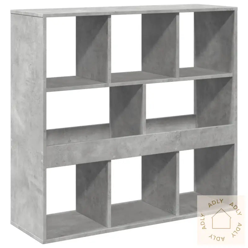 Romdeler Betonggrå 100X33X94,5 Cm Konstruert Tre