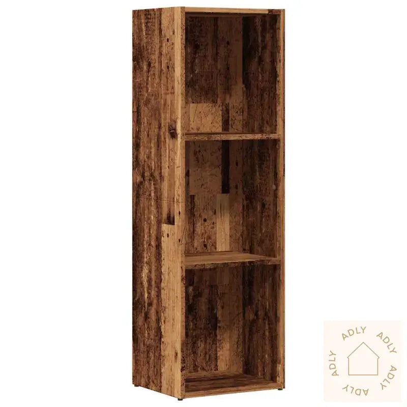 Bokhylle Gammelt Tre 36X30X114 Cm Konstruert Tre