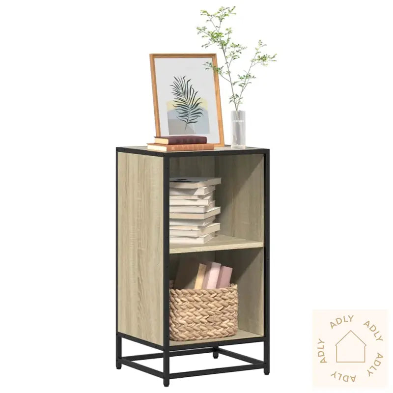 Bokhylle Sonoma Eik 40X35X76 Cm Konstruert Tre