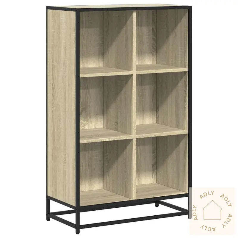 Bokhylle Sonoma Eik 65,5X33X107,5 Cm Konstruert Tre
