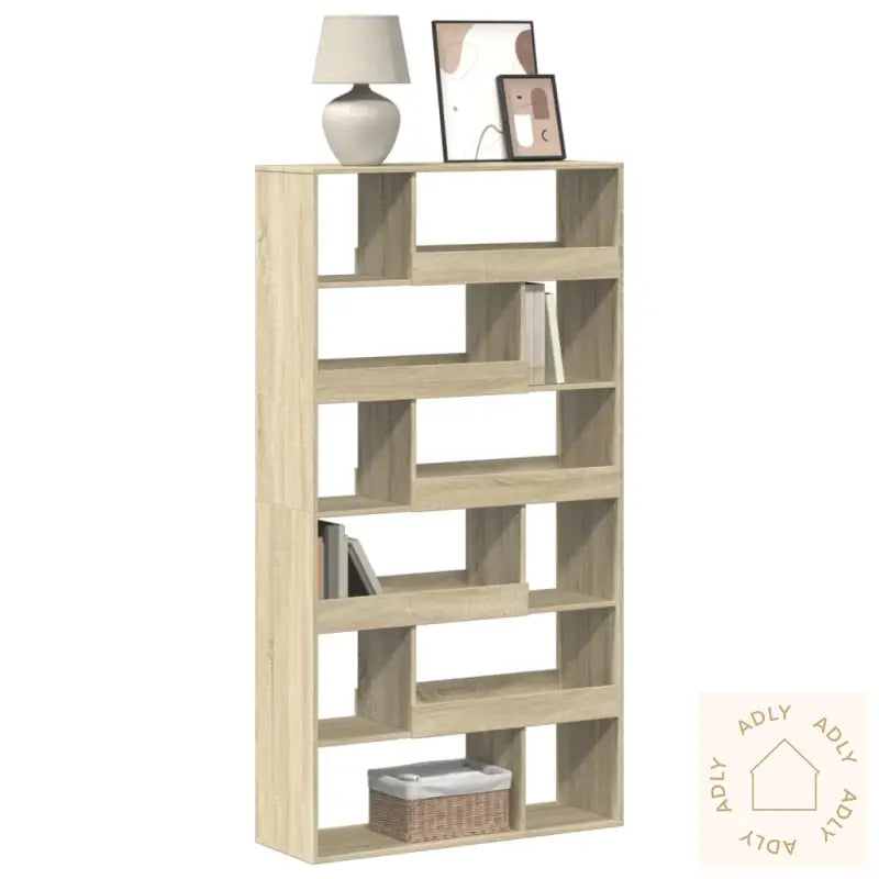 Bokhylle Sonoma Eik 100X33X187,5 Cm Konstruert Tre