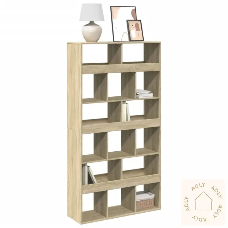 Bokhylle Sonoma Eik 100X33X187,5 Cm Konstruert Tre