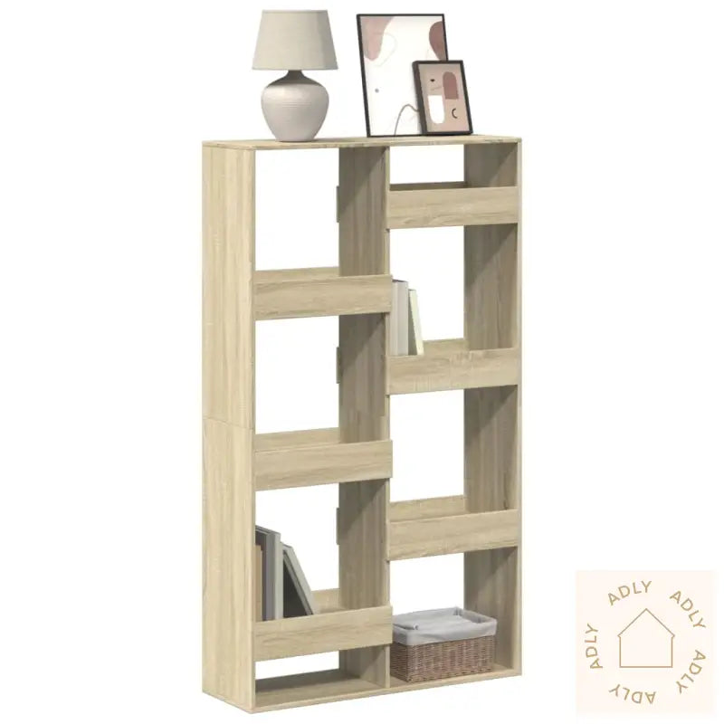 Bokhylle Sonoma Eik 100X33X175 Cm Konstruert Tre