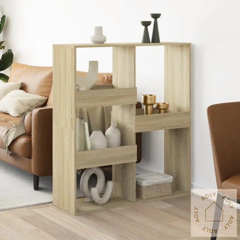 Romdeler Sonoma Eik 100X33X115 Cm Konstruert Tre