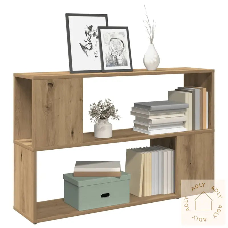 Bokhylle Artisan Eik 100X24X63 Cm Konstruert Tre