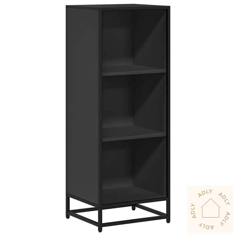Bokhylle Svart 40X35X107,5 Cm Konstruert Tre