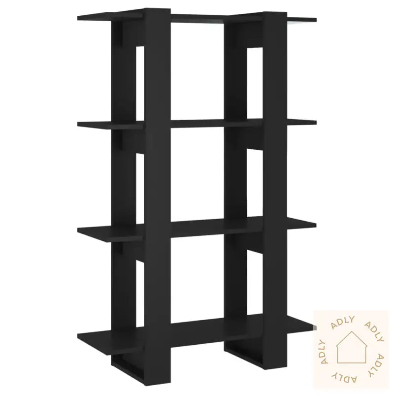 Bokhylle/Romdeler Svart 80X30X123,5 Cm
