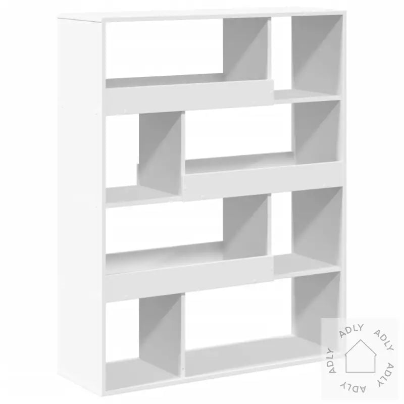 Bokhylle Hvit 100X33X125,5 Cm Konstruert Tre