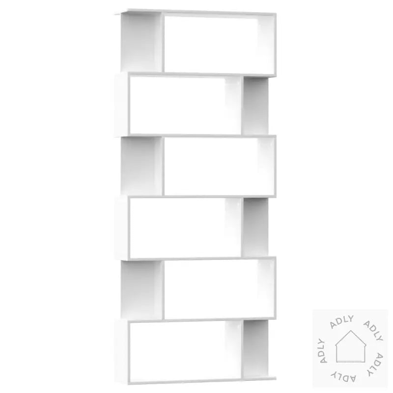 Bokhylle/Romdeler Hvit 80X24X192 Cm Konstruert Tre