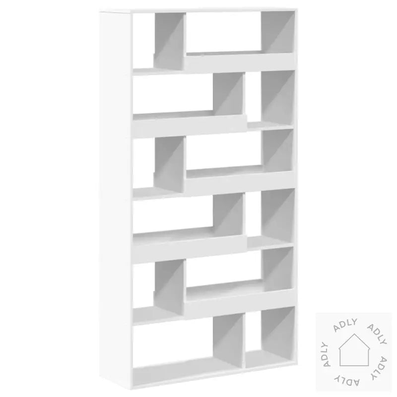 Bokhylle Hvit 100X33X187,5 Cm Konstruert Tre