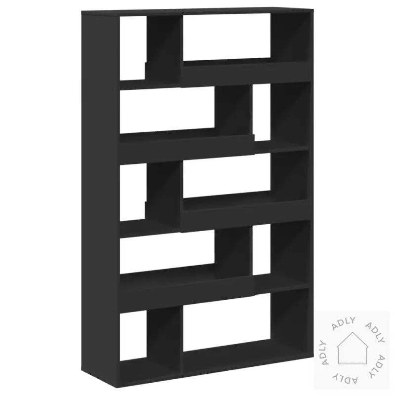 Bokhylle Svart 100X33X156,5 Cm Konstruert Tre