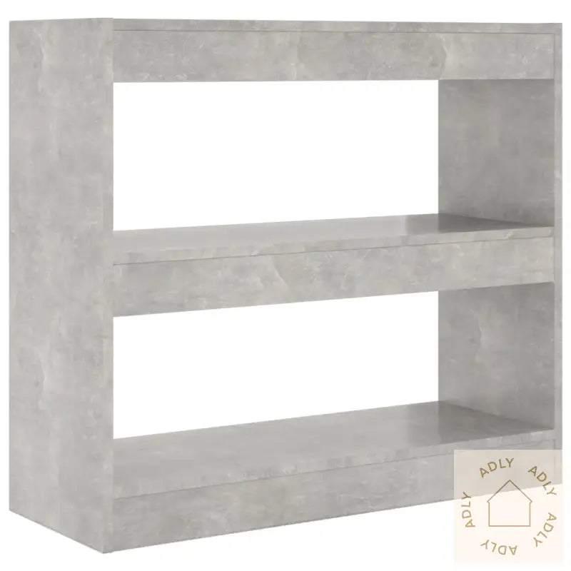 Bokhylle/Romdeler Betonggrå 80X30X72 Cm