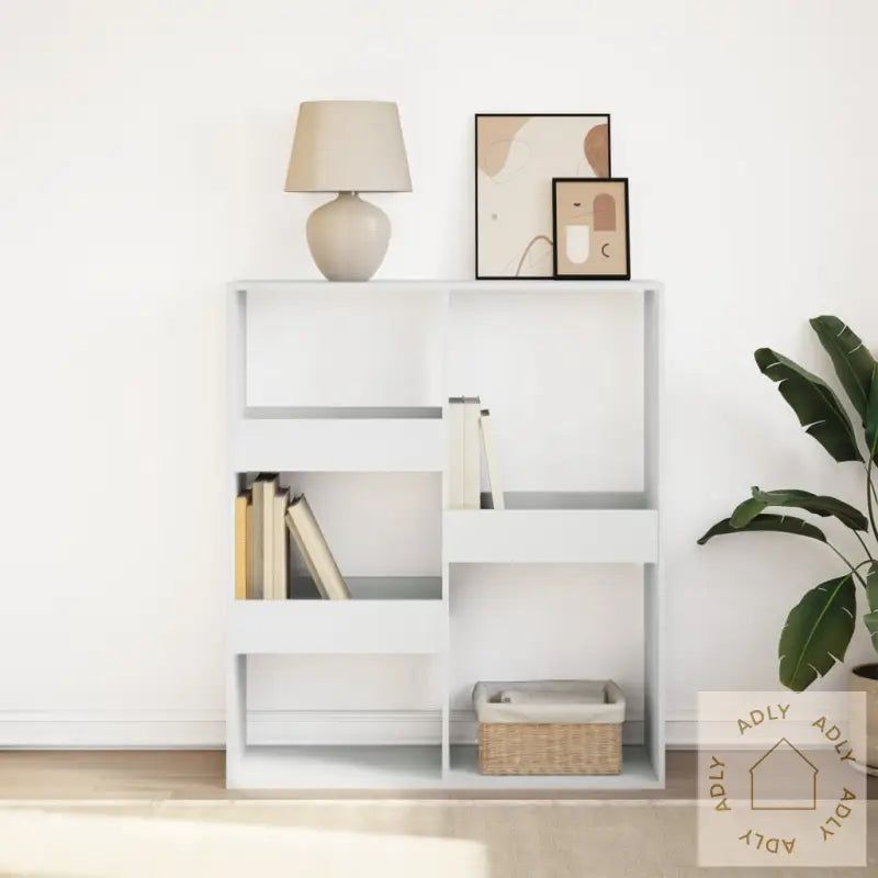 Bokhylle/Romdeler Hvit 100X33X115 Cm
