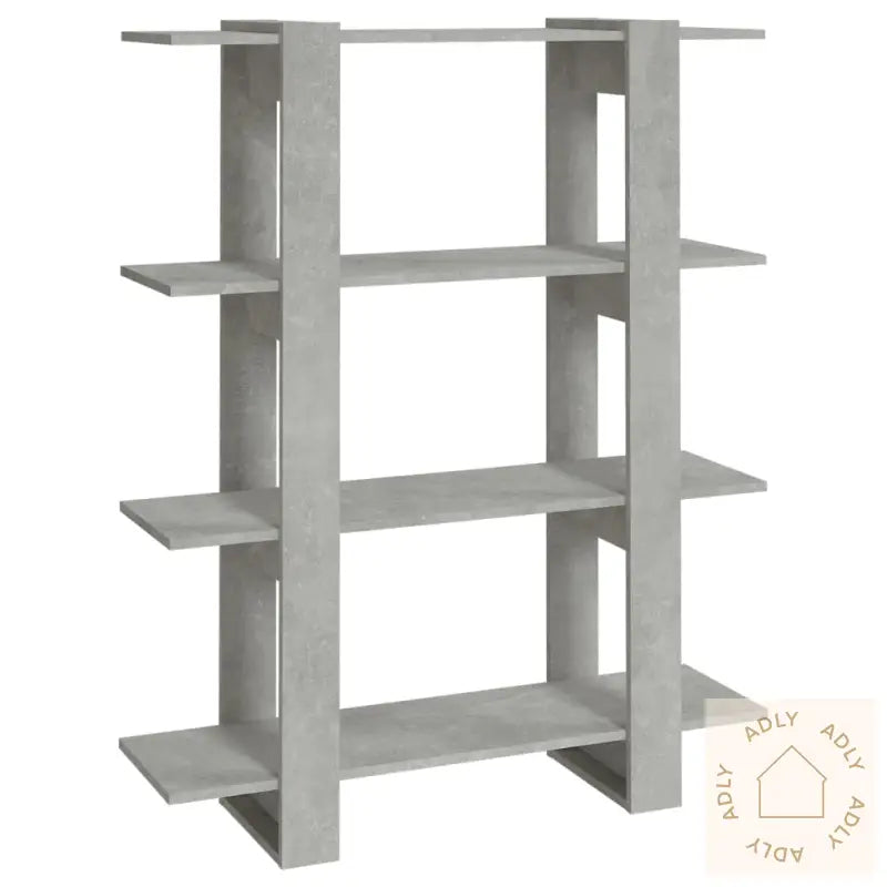 Bokhylle/Romdeler Betonggrå 100X30X123,5 Cm