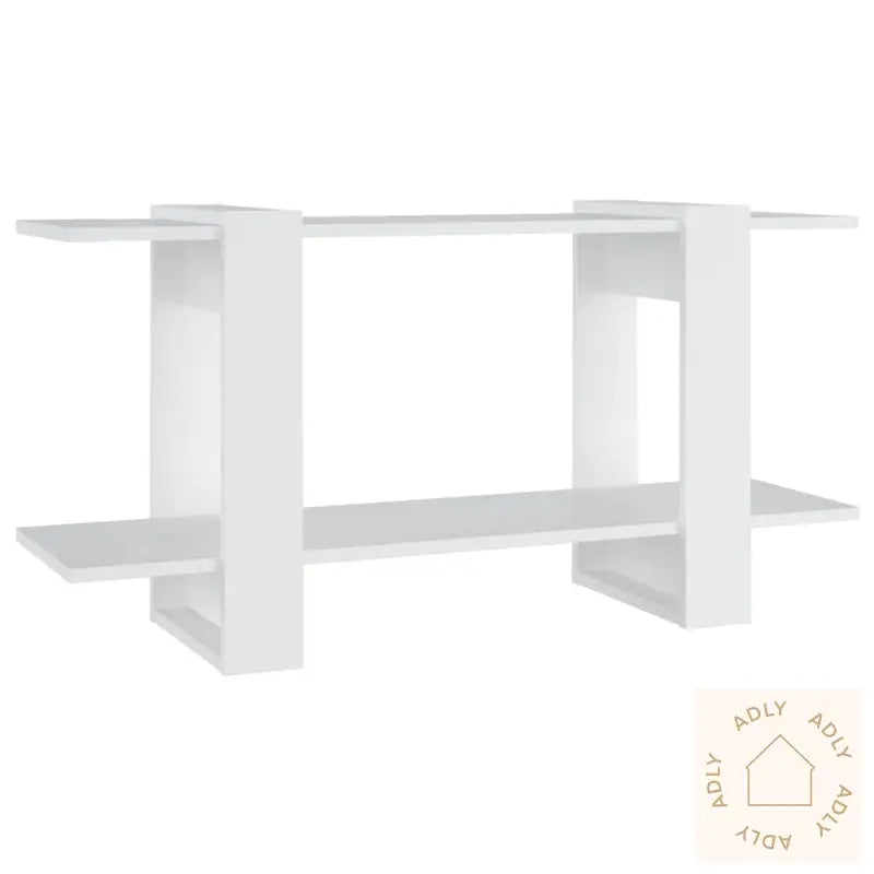 Bokhylle Hvit 100X30X51 Cm Konstruert Tre