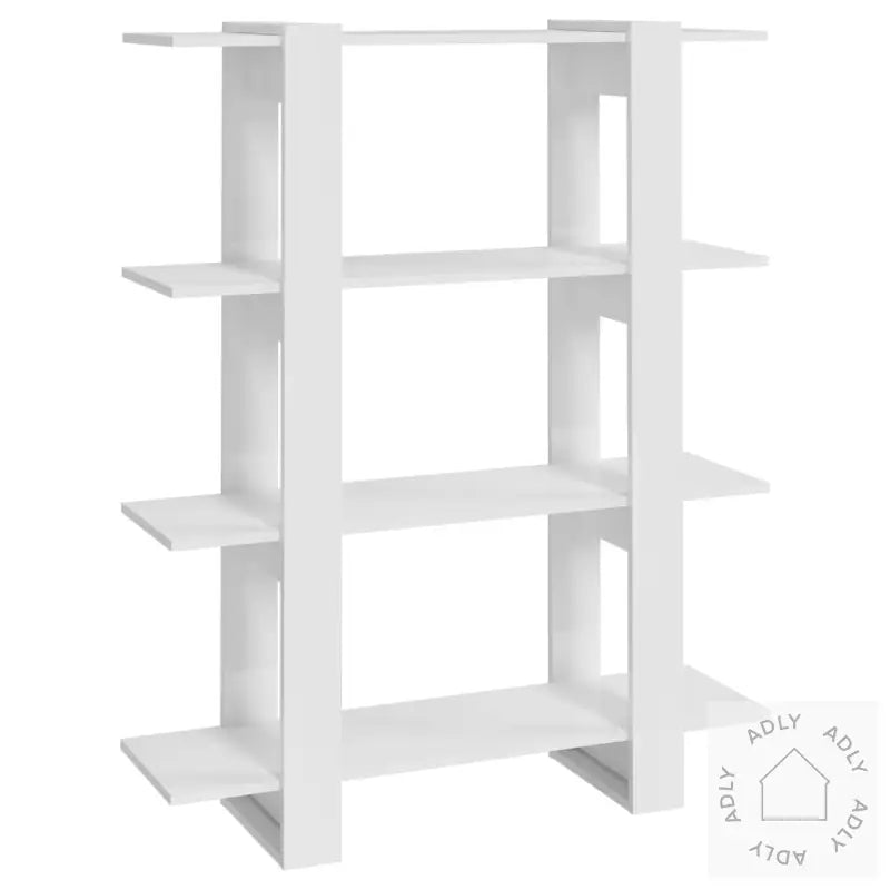 Bokhylle/Romdeler Høyglans Hvit 100X30X123,5 Cm
