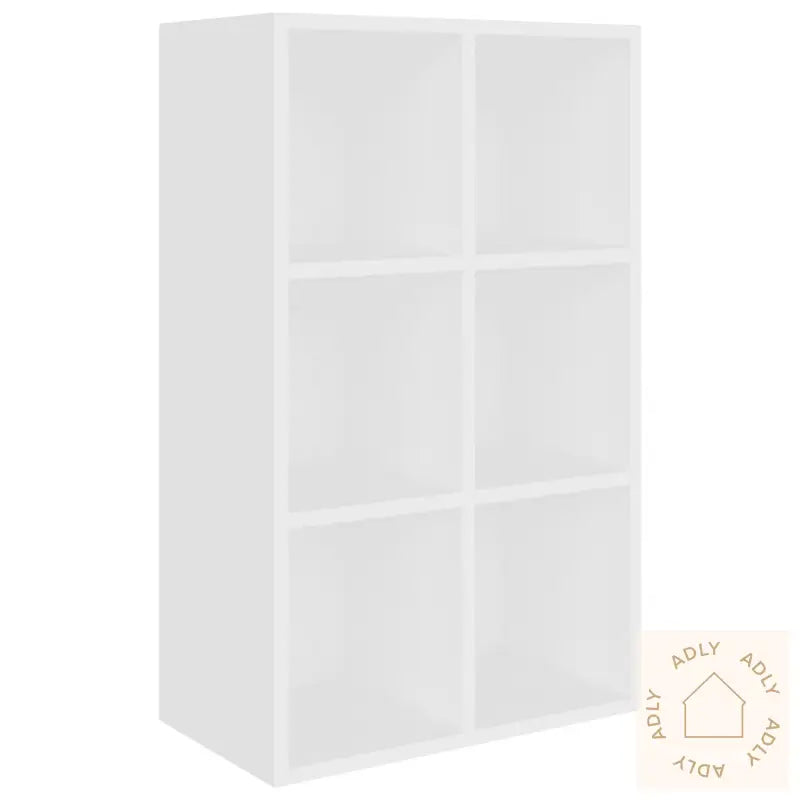 Bokhylle/Skjenk Hvit 66X30X98 Cm Konstruert Tre