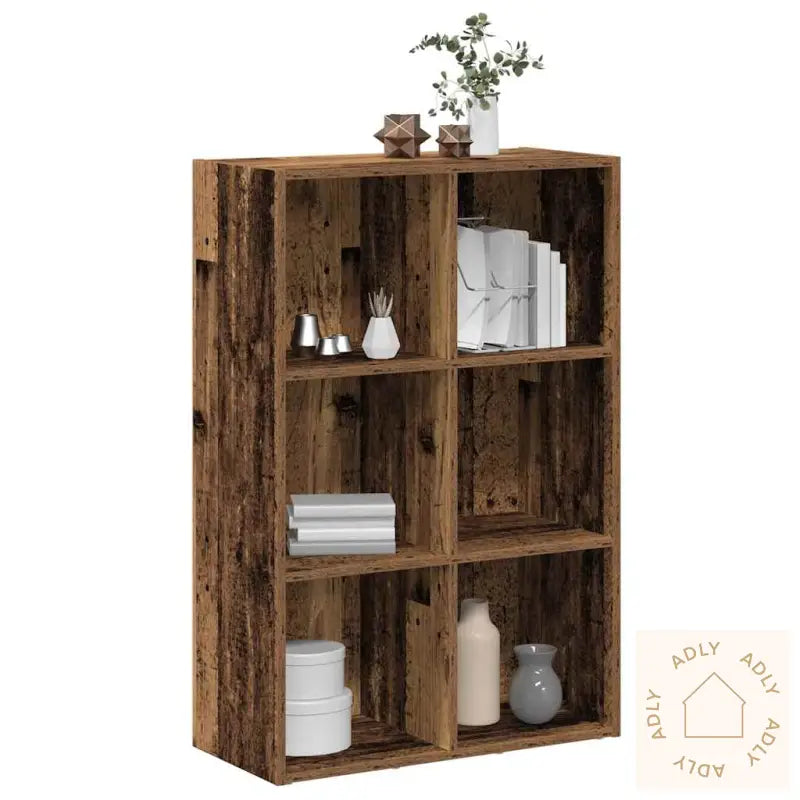 Bokhylle/Skjenk Gammelt Tre 66X30X98 Cm Konstruert Tre